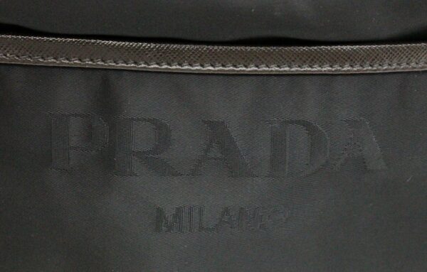 11642395 8 Prada Shoulder Bag Nylon Leather Brown