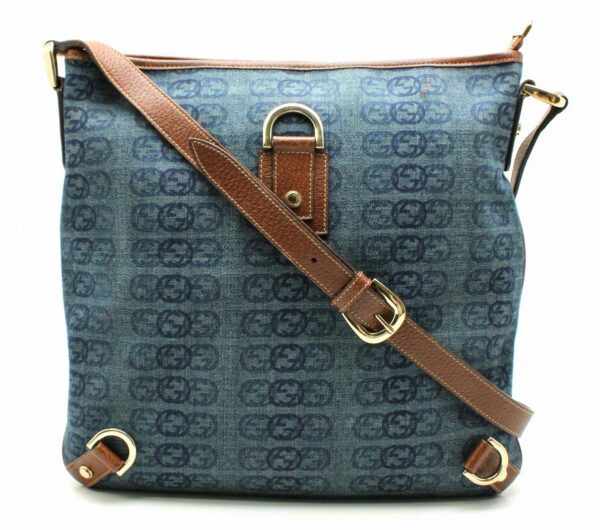 11642402 Gucci Interlocking G Shoulder Bag Blue