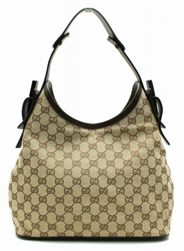 11650118 Gucci GG Canvas Handbag Khaki