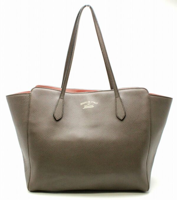 11650575 Gucci Swing Tote Bag Brown