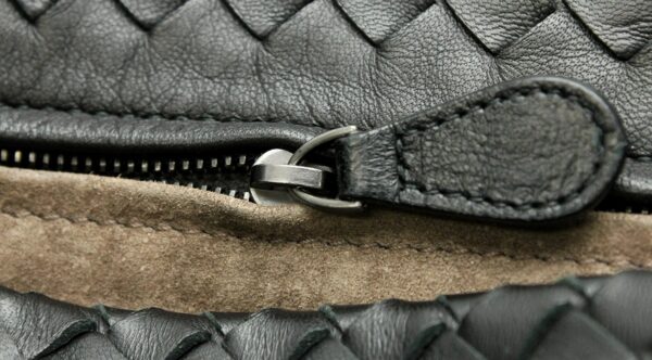 11650595 4 Bottega Veneta Intrecciato Handbag Shoulder Bag Leather Black