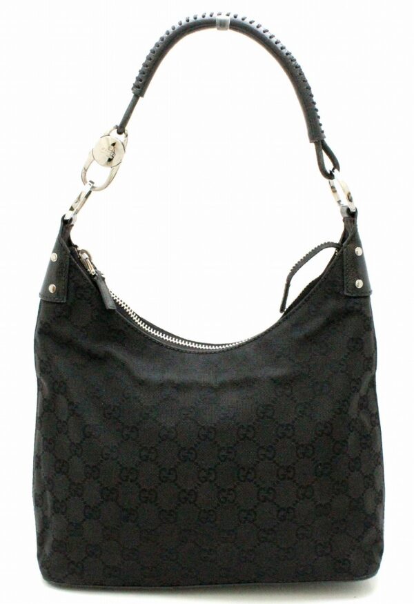 11650598 Gucci GG Shoulder Bag Black