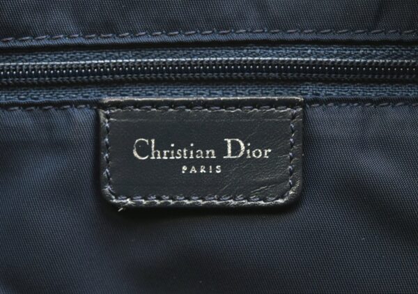 11650603 8 Christian Dior Trotter Logo Shoulder Bag Leather Blue