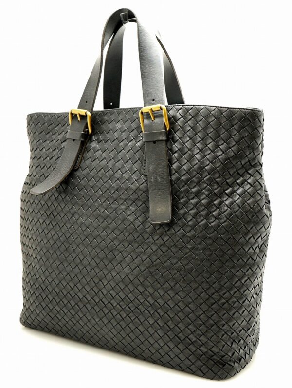 11650610 1 Bottega Veneta Intrecciato Tote Bag Black