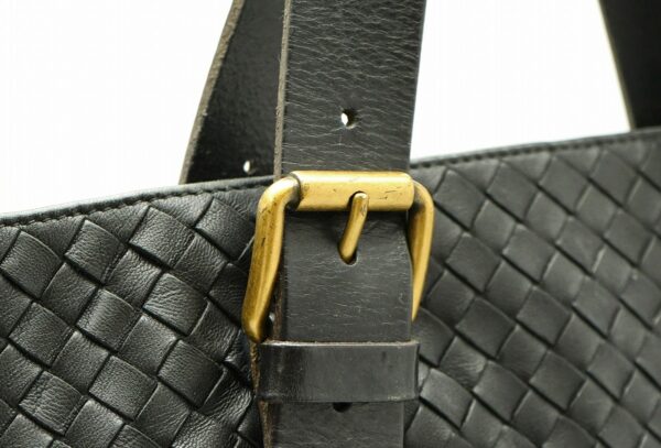 11650610 6 Bottega Veneta Intrecciato Tote Bag Black