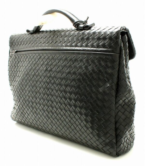 11650612 1 Bottega Veneta Intrecciato Business Bag Briefcase Black