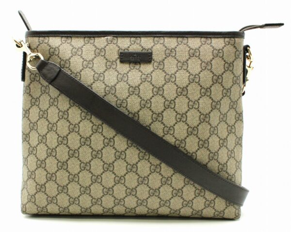 11650642 Gucci GG Supreme Shoulder Bag Beige