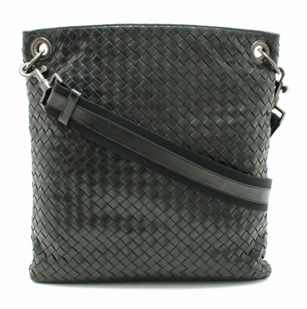 11650804 Bottega Veneta Intrecciato Shoulder Bag Shoulder Black