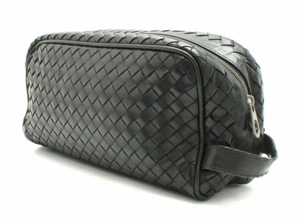 11650805 1 Bottega Veneta Intrecciato Clutch Bag Bag Leather Black