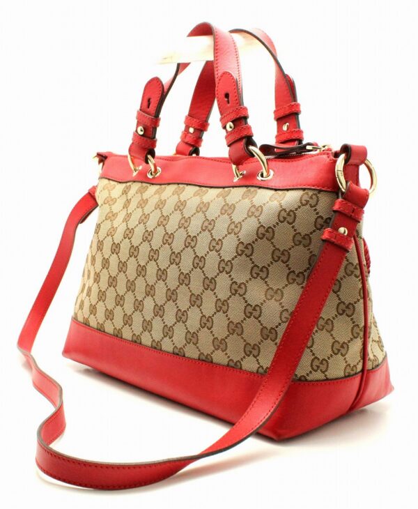 11650843 1 Gucci GG Valentine Handbag Khaki