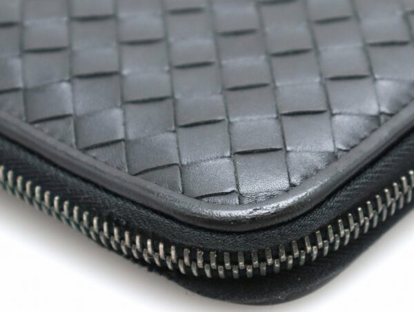 11651013 2 Bottega Veneta Intrecciato Long Wallet Calf Black