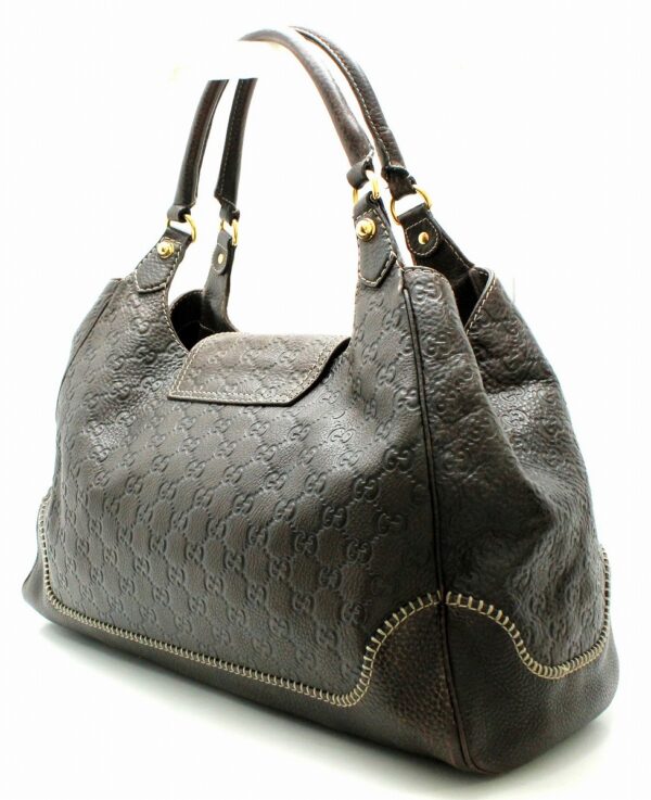 11651080 1 Gucci Guccisima Horsebit Tote Bag Brown