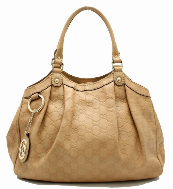 11651081 Gucci Sookie Guccisima Handbag Brown