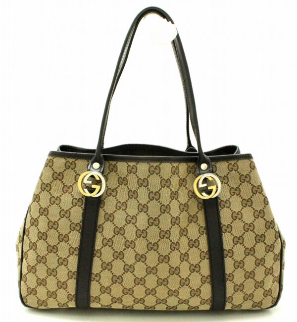 11651149 Gucci GG Canvas Handbag Khaki