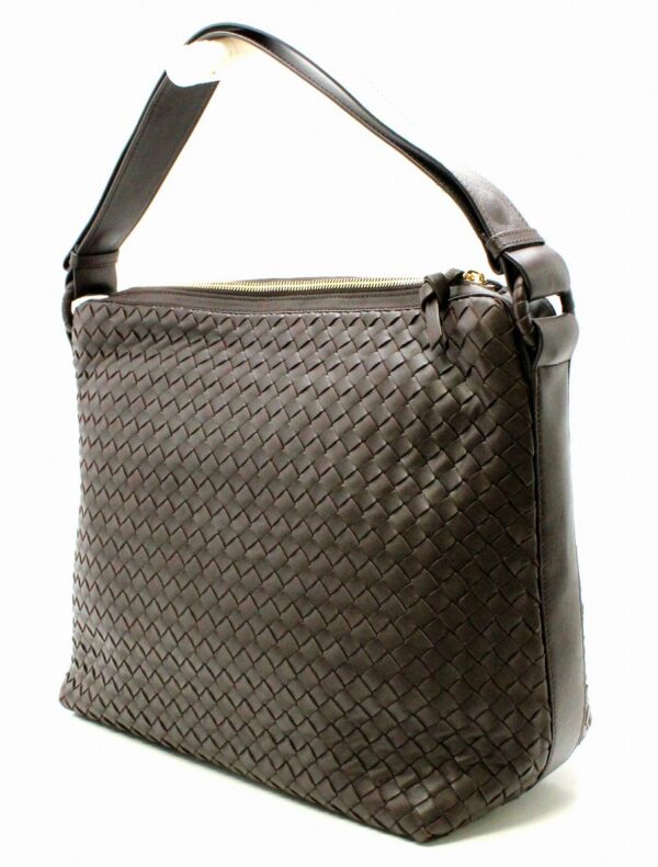 11651180 1 Bottega Veneta Intrecciato Leather Handbag Shoulder Bag Shoulder Brown