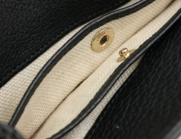 11651202 5 Gucci Soho Leather Shoulder Bag Black