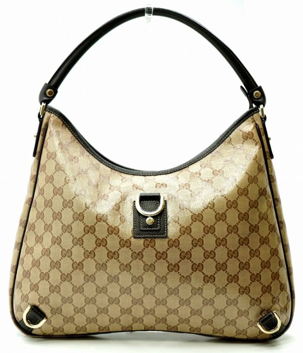 11651240 Gucci GG Crystal Shoulder Bag Khaki