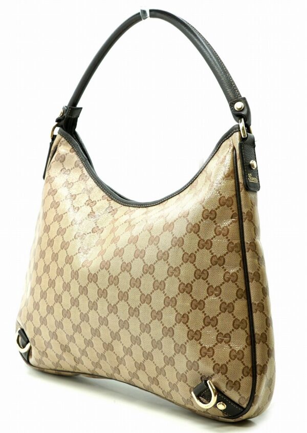 11651240 1 Gucci GG Crystal Shoulder Bag Khaki