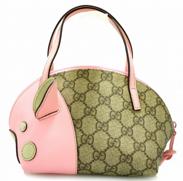 11651303 Gucci GG Supreme Mini Handbag Pink