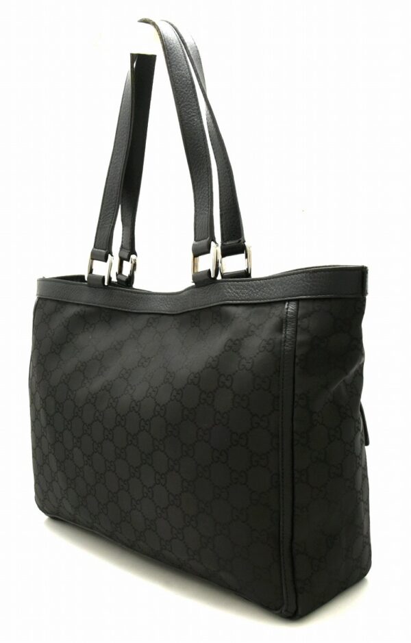 11651331 1 Gucci GG Nylon Tote Bag Black