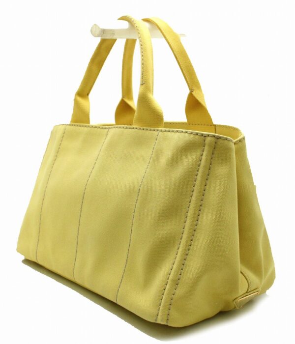 11651375 1 Prada Canapa Tote Bag Handbag Denim Yellow