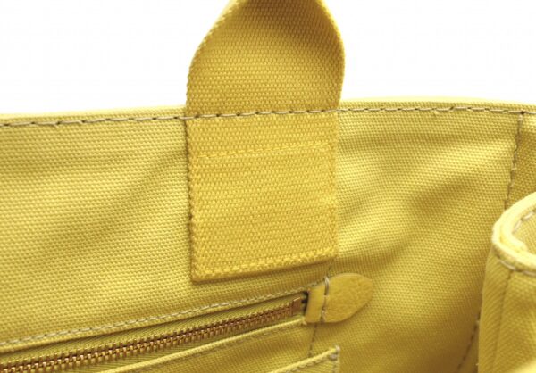 11651375 5 Prada Canapa Tote Bag Handbag Denim Yellow