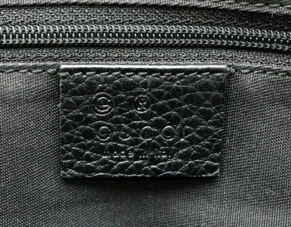 11651395 8 Gucci GG Nylon Sherry Line Bag Black