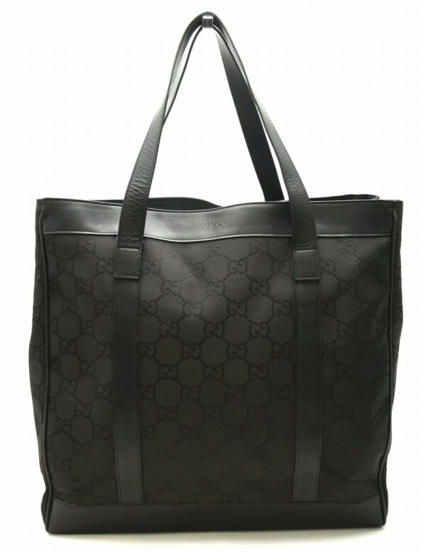 11651522 Gucci GG Nylon Tote Bag Black