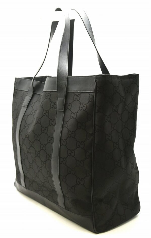 11651522 1 Gucci GG Nylon Tote Bag Black