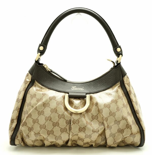 11651589 Gucci GG Crystal Shoulder Bag Brown