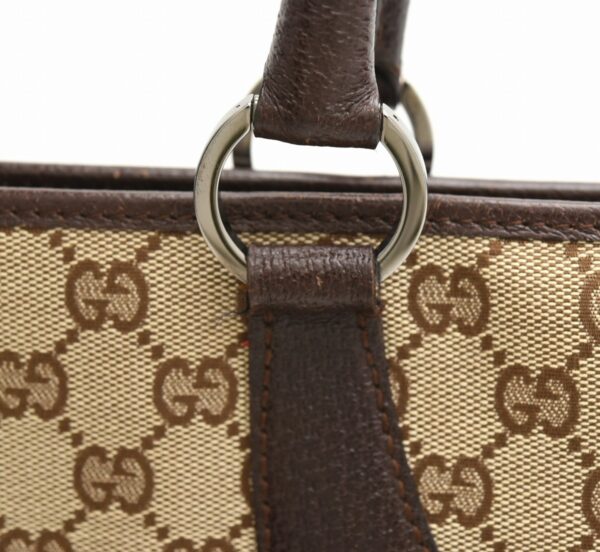 11651651 6 Gucci GG Canvas Tote Bag Khaki