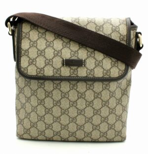 11651750 Gucci Multicolor Shoulder Bag Brown Canvas Leather