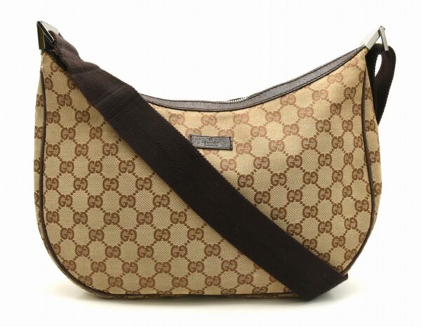 11651863 Gucci GG Canvas Crossbody Bag Khaki