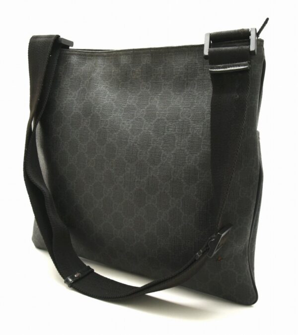 11651864 1 Gucci GG Supreme Shoulder Bag Black