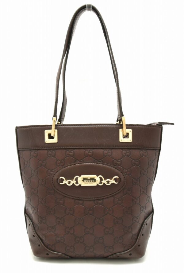 11651873 Gucci Guccisima Tote Bag Brown