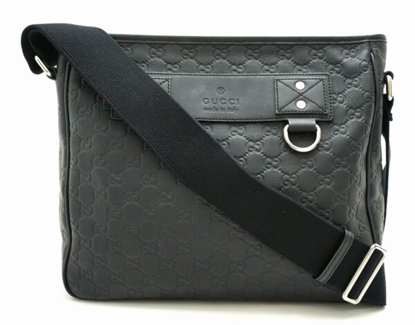 11651910 Gucci Guccisima Crossbody Bag Black