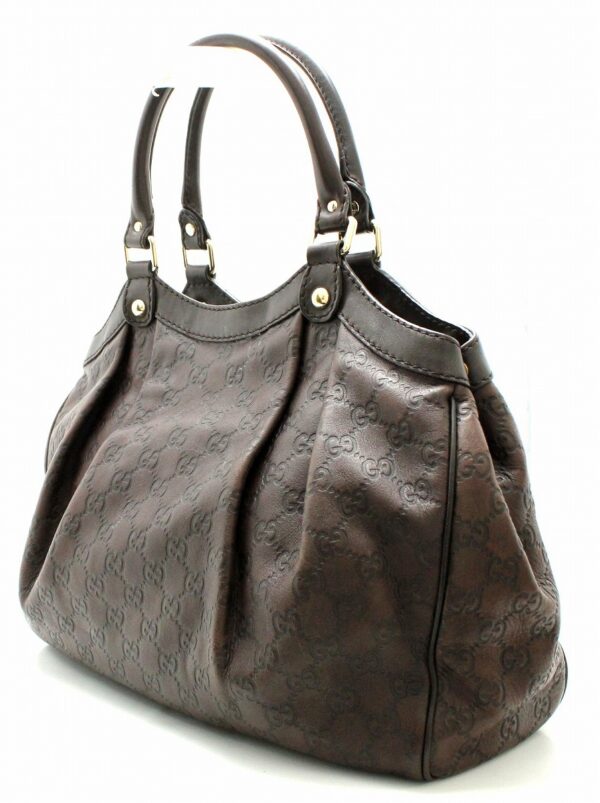 11660223 1 Gucci Sookie Guccisima Shoulder Bag Brown