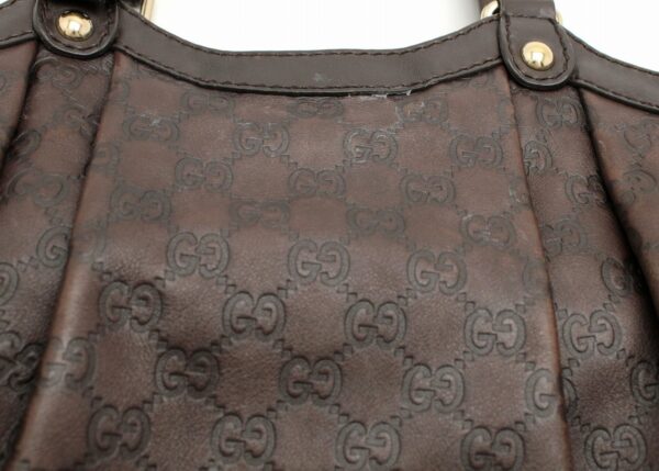 11660223 7 Gucci Sookie Guccisima Shoulder Bag Brown