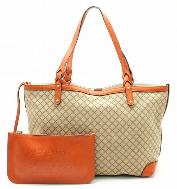 11660350 Gucci Diamante Tote Bag Orange