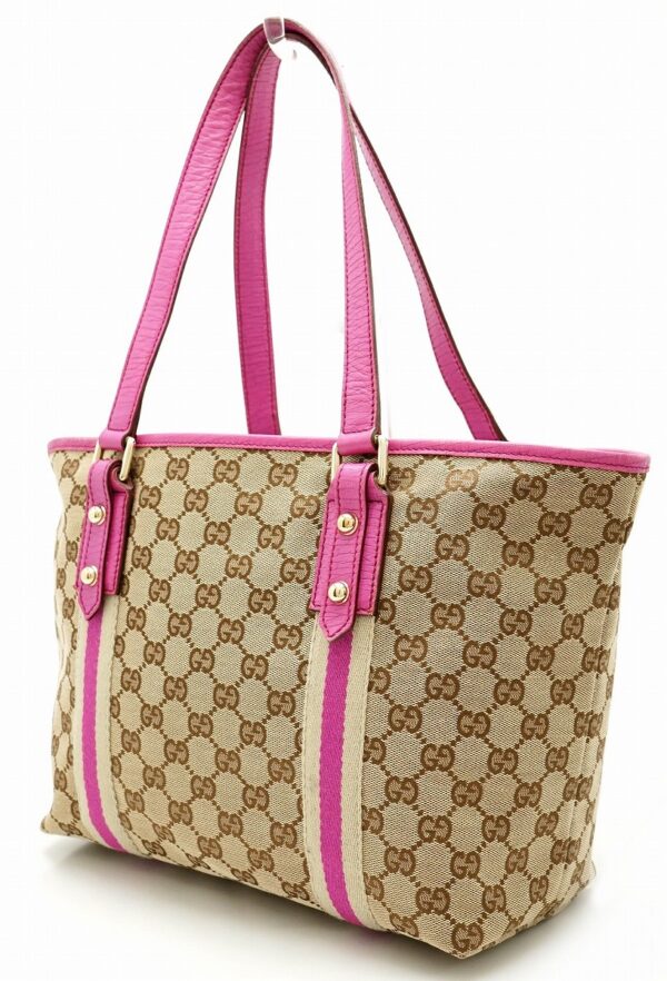 11660521 1 Gucci GG Canvas Tote Bag Pink