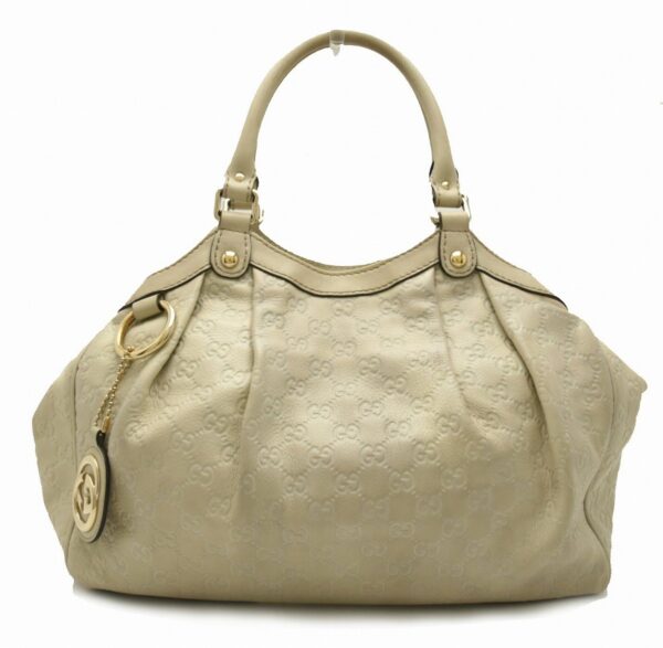 11660669 Gucci Sookie Guccisima Handbag Ivory