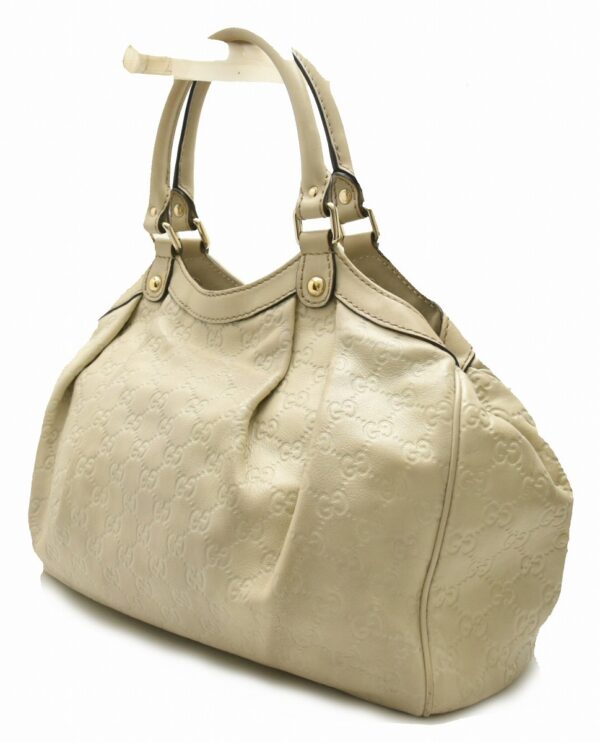 11660669 1 Gucci Sookie Guccisima Handbag Ivory