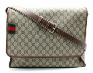 11660752 Gucci GG Shoulder Bag Beige Brown