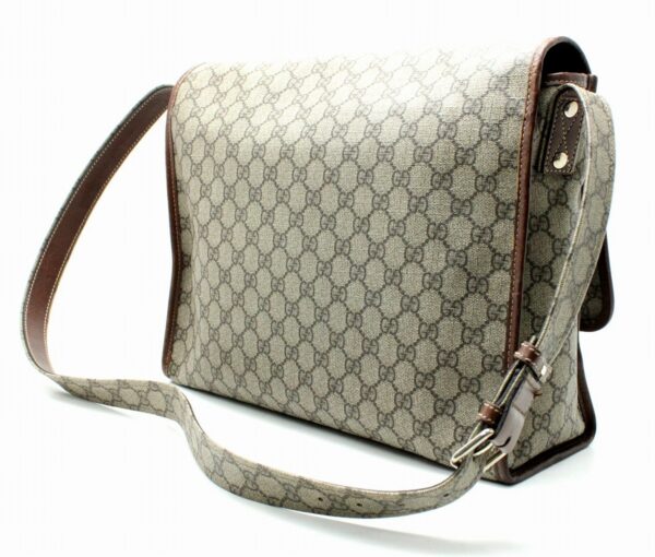 11660752 1 Gucci GG Supreme Sherry Line Shoulder Bag Khaki