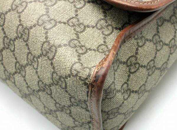 11660752 2 Gucci GG Supreme Sherry Line Shoulder Bag Khaki