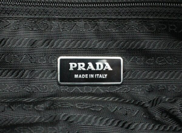 11660757 8 Prada Nylon Shoulder Bag Crossbody Leather Black