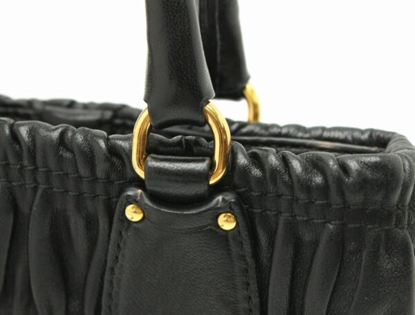 11660823 6 Prada Shoulder Pouch Mini Handbag Nappa Leather Nero Black