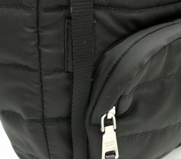 11660969 7 Prada Backpack Rucksack Shoulder Bag Nylon Leather Black