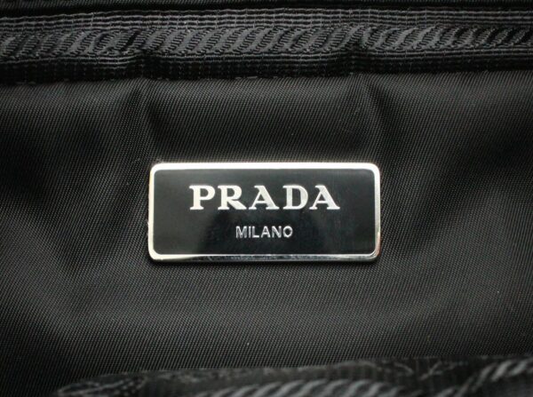 11660969 8 Prada Backpack Rucksack Shoulder Bag Nylon Leather Black