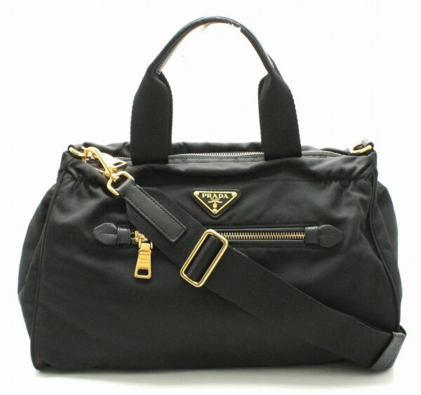 11661081 Prada 2WAY Shoulder Handbag Nylon Black